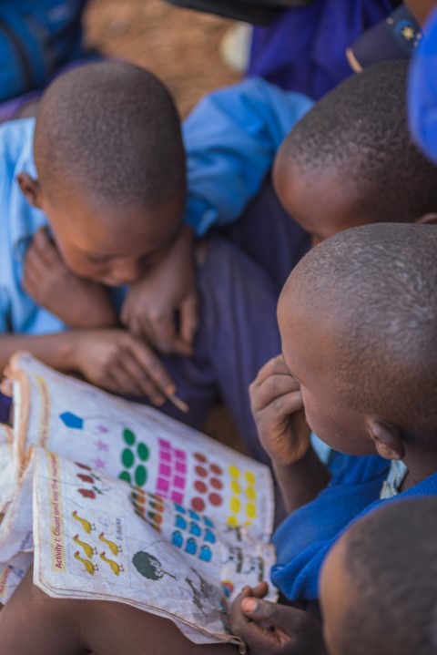 Students learning together